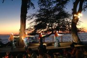 luau dancers on stage