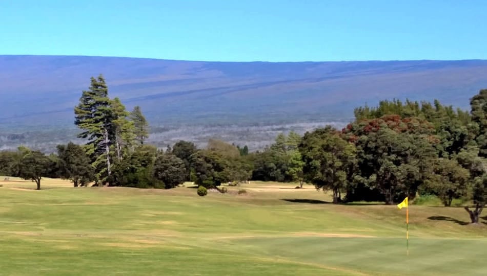 Volcano Golf and Country Club view of Mauna Loa