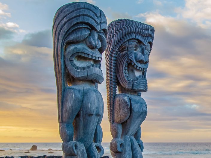 Puuhonua o honaunau is among the most popular Kona area national and state parks