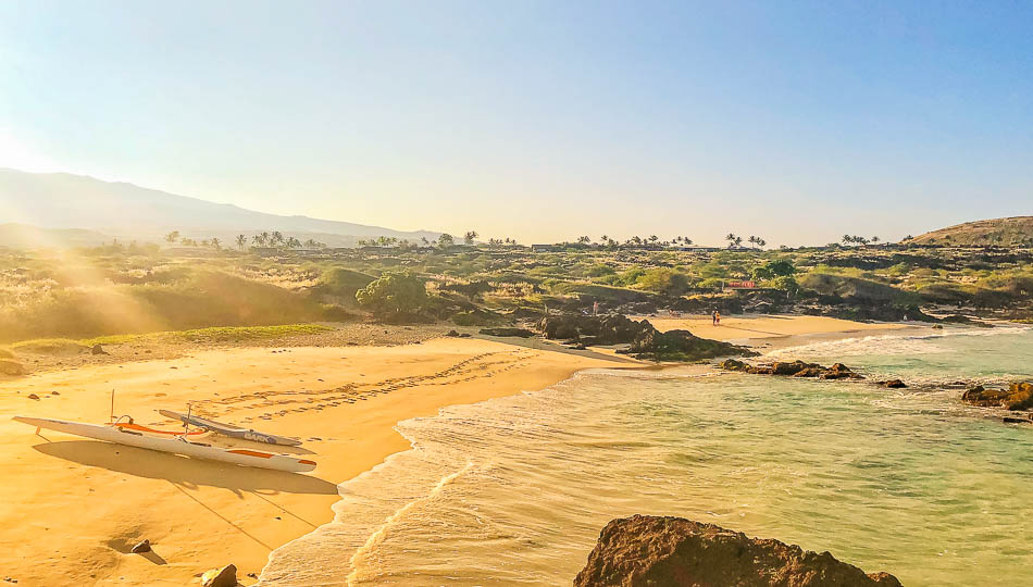 Visit Maniniowali Beach at Kua Bay