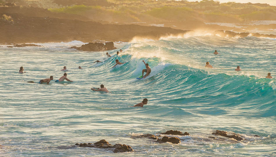 Manini'owali Beach at Kua Bay in Kona, Big Island, Hawaii