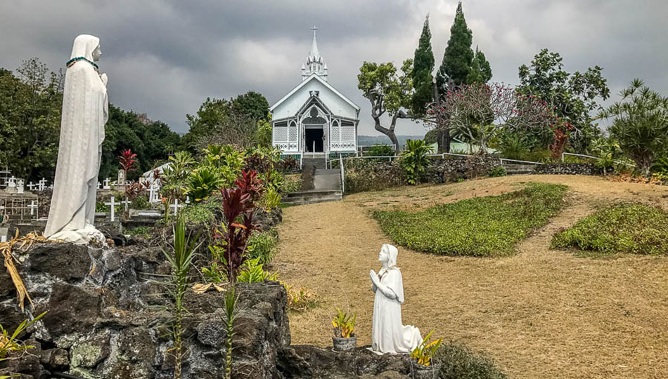 St Benedict Church also known as the Painted Church in Kailua Kona