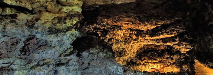 lava rock formations at the Kula Kai cavern