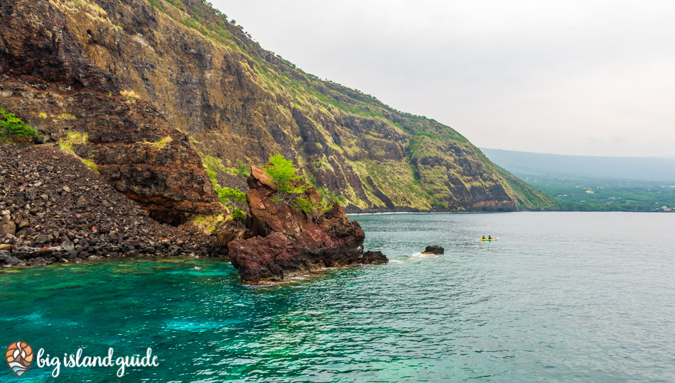 Kayakers at Kealakekua Bay