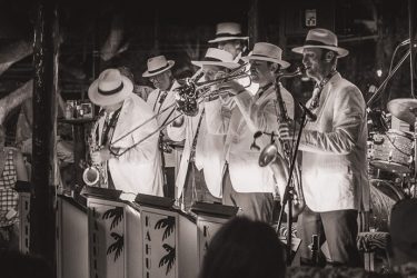 Kahulanui Band Playing at Gertrudes Jazz Bar
