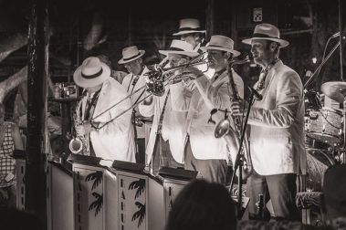 Kahulanui Band Playing at Gertrudes Jazz Bar