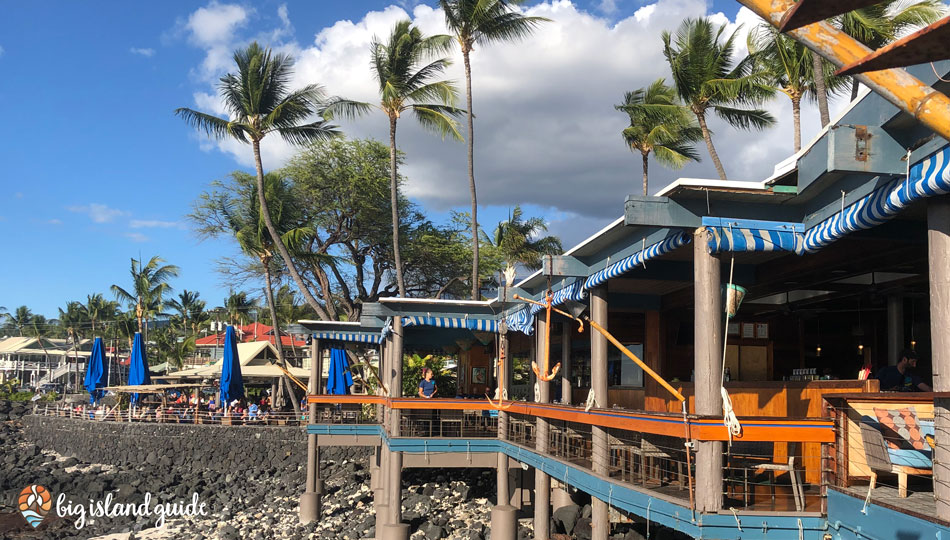 Huggo's Restaurant Overlooking Kailua Bay in Kona Hawaii