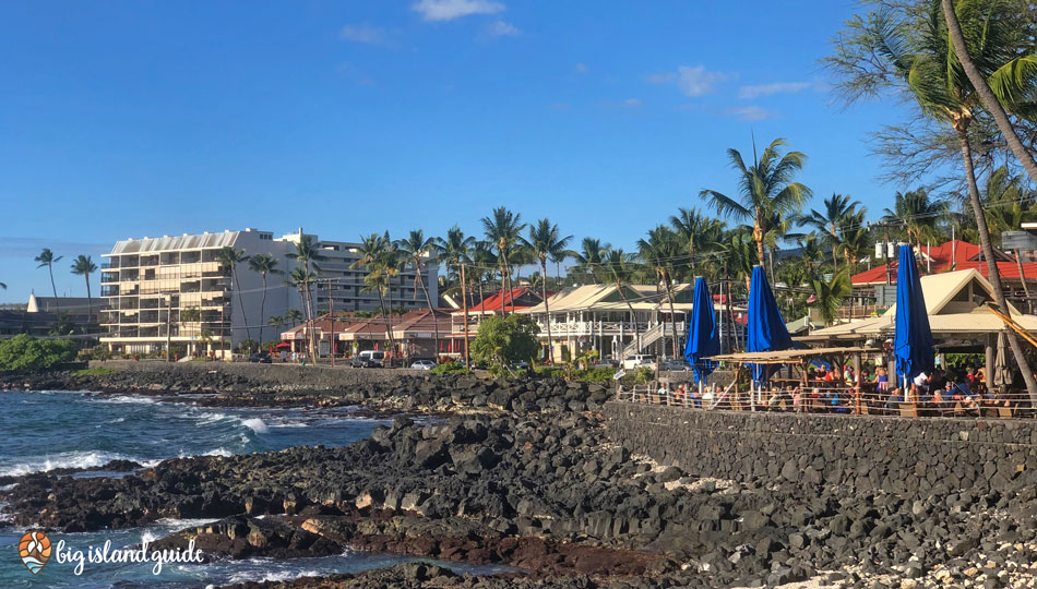 Huggo's on the Rocks overlooking Kailua Bay in Kona Hawaii