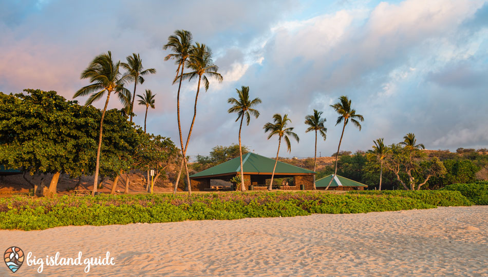 Pavilions at Hapuna Beach with Barbecue Pits and Picnic Tables