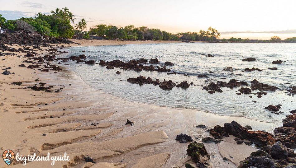 Fresh Water Springs flowing in the ocean at Mahaiula beach