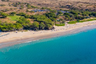 Aerial Photo of Hapuna Beach on the Island of Hawaii