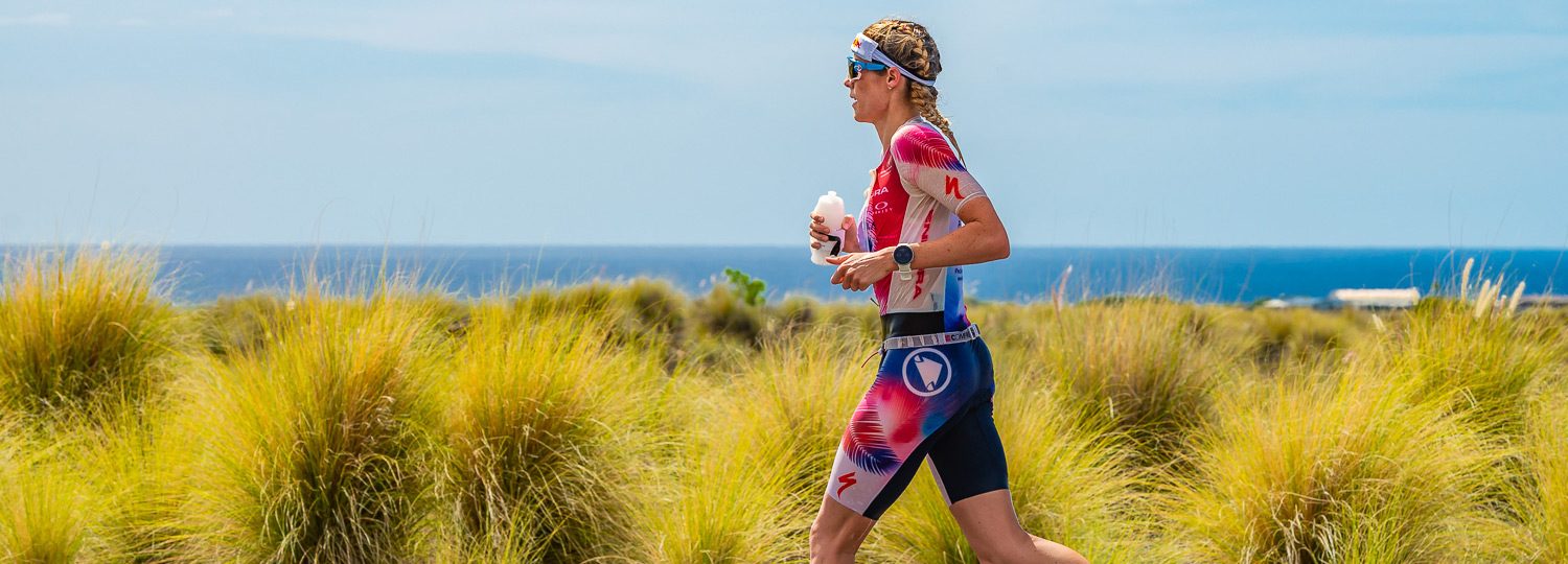 2019 Ironman athlete competing in the run